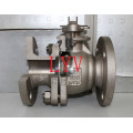 Cast Steel Flanged Trunion Ball Valve with Top Flange